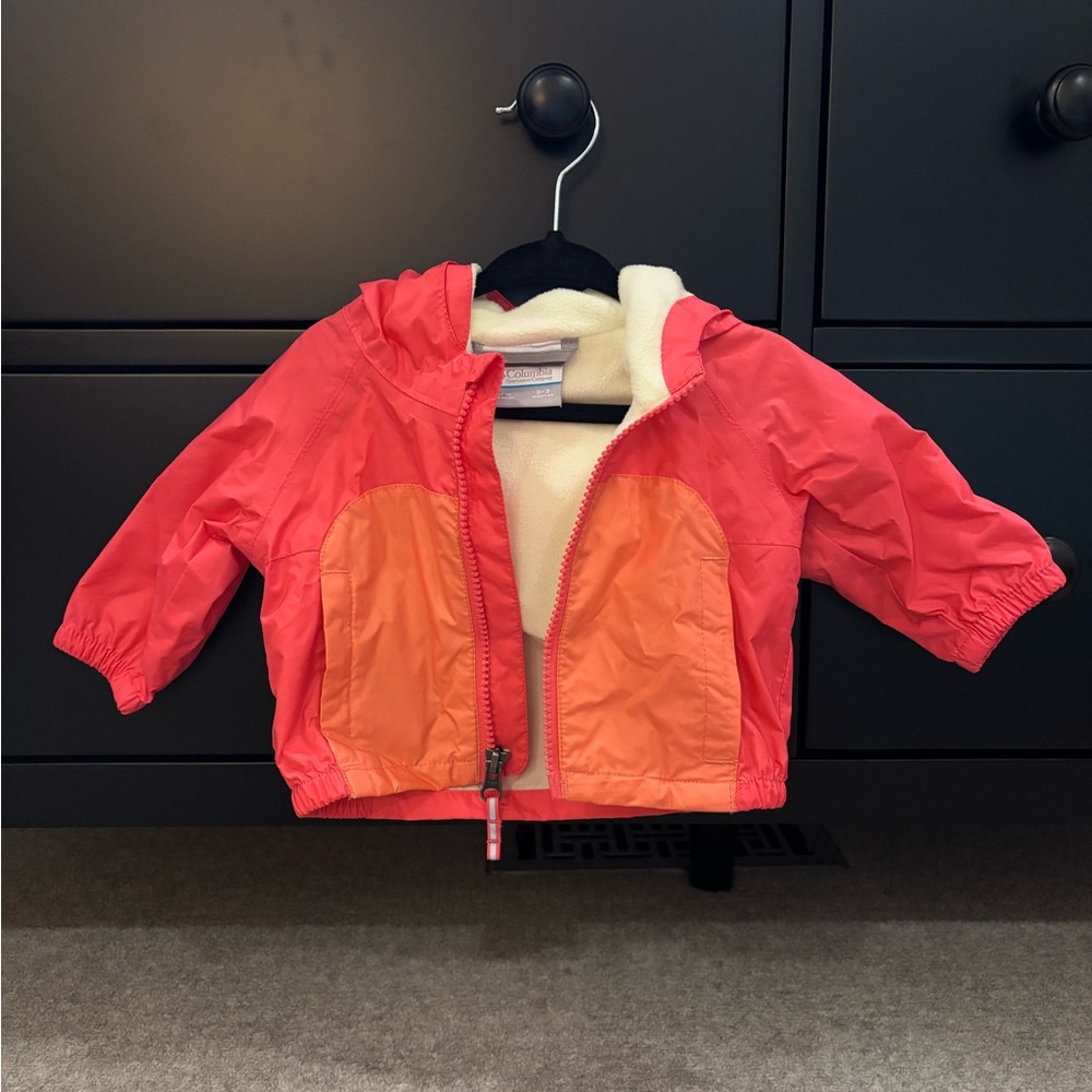 Columbia Kids Coral and Orange Jacket